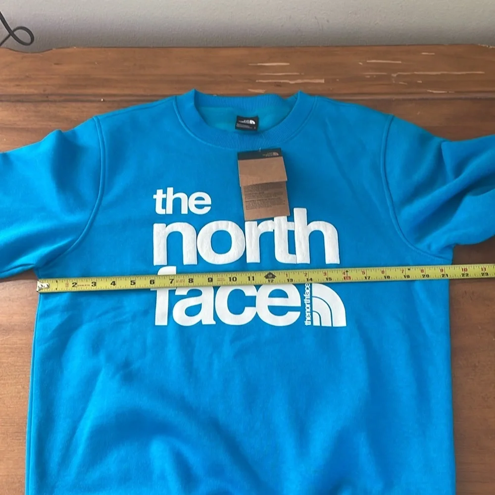 The North Face Blue Crewneck Vibrant Style Size Small